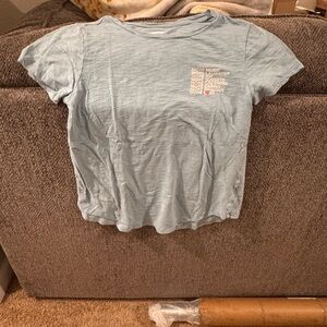 Old Navy Light Blue Short Sleeve Tee